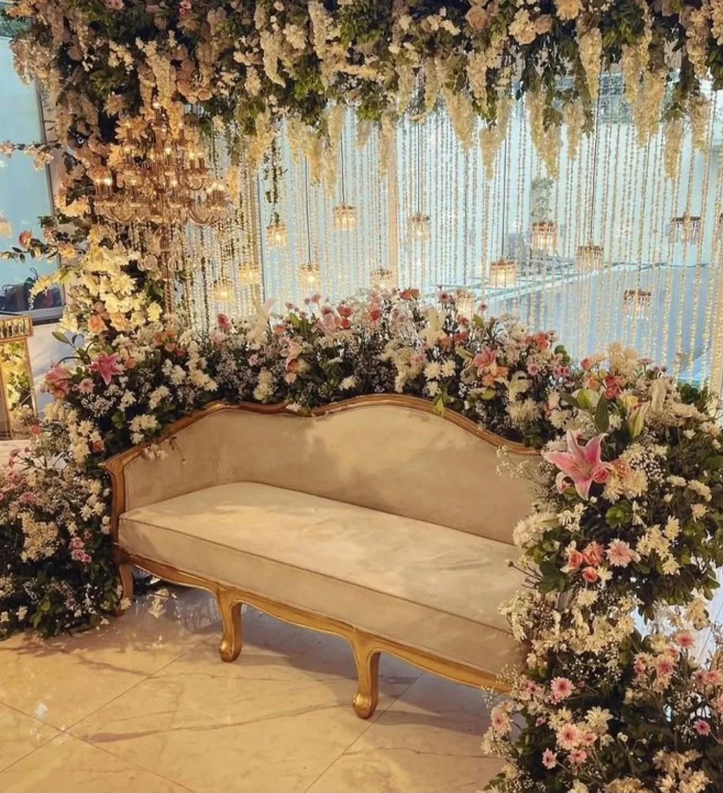Elegant floral celebration setting